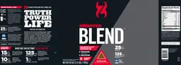 Label for Monster Blend Chocolate