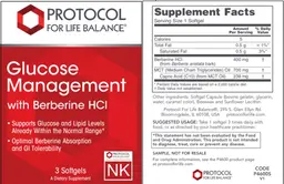 Label for Glucose Management With Berberine HCl