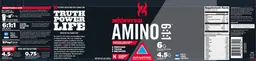 Label for Monster Amino 6:1:1 Blue Raspberry