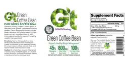 Label for Green Coffee Bean