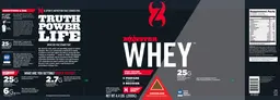 Label for Monster Whey Chocolate