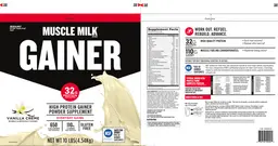 Label for Gainer Vanilla Creme