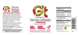 Label for Garcinia Cambogia + Ketones