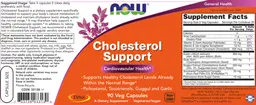 Label for Cholesterol Support