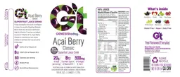 Label for Acai Berry Classic