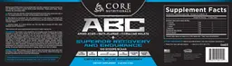 Label for ABC Crystal Blue Raspberry