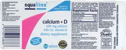Label for Calcium + D