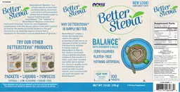 Label for Better Stevia Balance