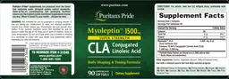 Label for Super Strength CLA Conjugated Linoleic Acid