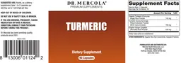 Label for Turmeric