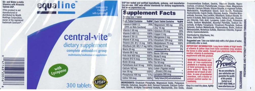 Label for Central-Vite