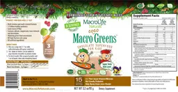 Label for Macro Coco Greens