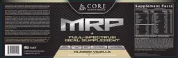 Label for MRP Classic Vanilla