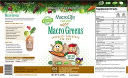 Label for Macro Coco Greens