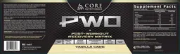 Label for PWO Vanilla Cake