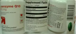 Label for Coenzyme Q10 100 mg