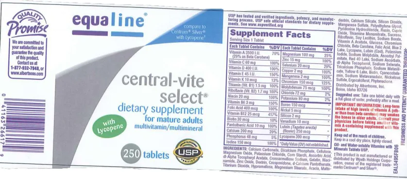 Label for Central Vite-Select