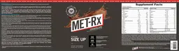 Label for Xtreme Size Up Chocolate