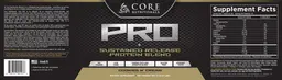 Label for Pro Cookies N' Cream