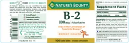 Label for B-2 100 mg
