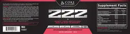 Label for ZZZ Razzzberry Lemonade