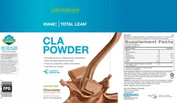 Label for CLA Powder Chocolate