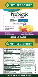 Label for Probiotic Gummies