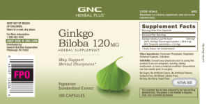 Ginkgo Biloba 120 mg