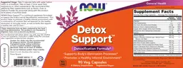 Label for Detox Support