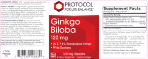 Ginkgo Biloba 120 mg