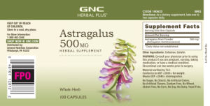 Astragalus 500 mg