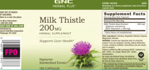 Milk Thistle 200 mg