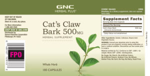 Cat's Claw Bark 500 mg