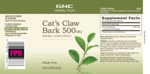 Cat's Claw Bark 500 mg