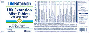 Life Extenstion Mix Tablets With Extra N