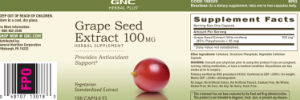 Grape Seed Extract 100 mg