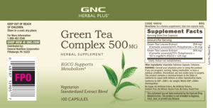 Green Tea Complex 500 mg