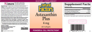 Astaxanthin Plus 4 mg