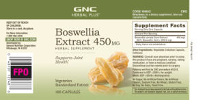 Boswellia Extract 450 mg