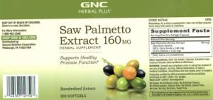 Saw Palmetto Extract 160 mg