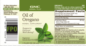 Oil of Oregano