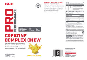Creatine Complex Chew Lemonade Burst