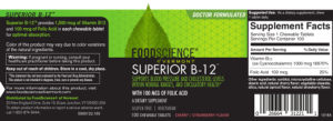Superior B-12 With 100 mcg Of Folic Acid