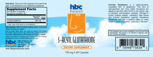 S-Acytl Glutathione 100 mg
