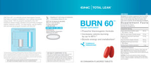 Burn 60 Cinnamon-Flavored Tablets