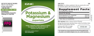 Potassium & Magnesium Aspartate