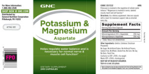 Potassium & Magnesium Aspartate