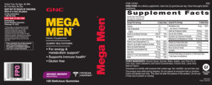 Mega Men Gummy Multivitamin Mixed Berry