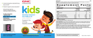 Kids Gummy Calcium For Kids 2-12