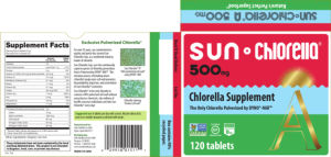 Sun-Chlorella A 500 mg